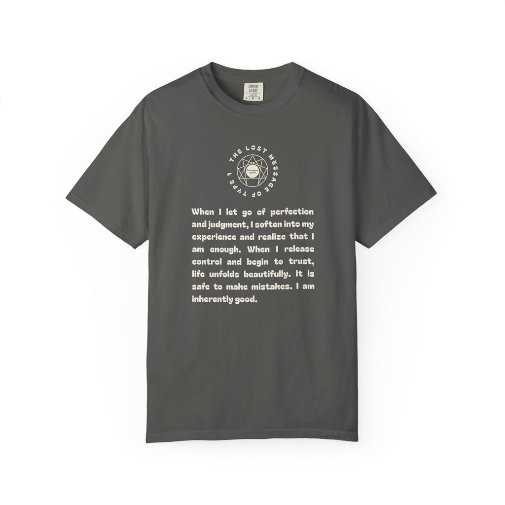 Enneagram Type 1 Daily Affirmation T-Shirt | The Lost Message