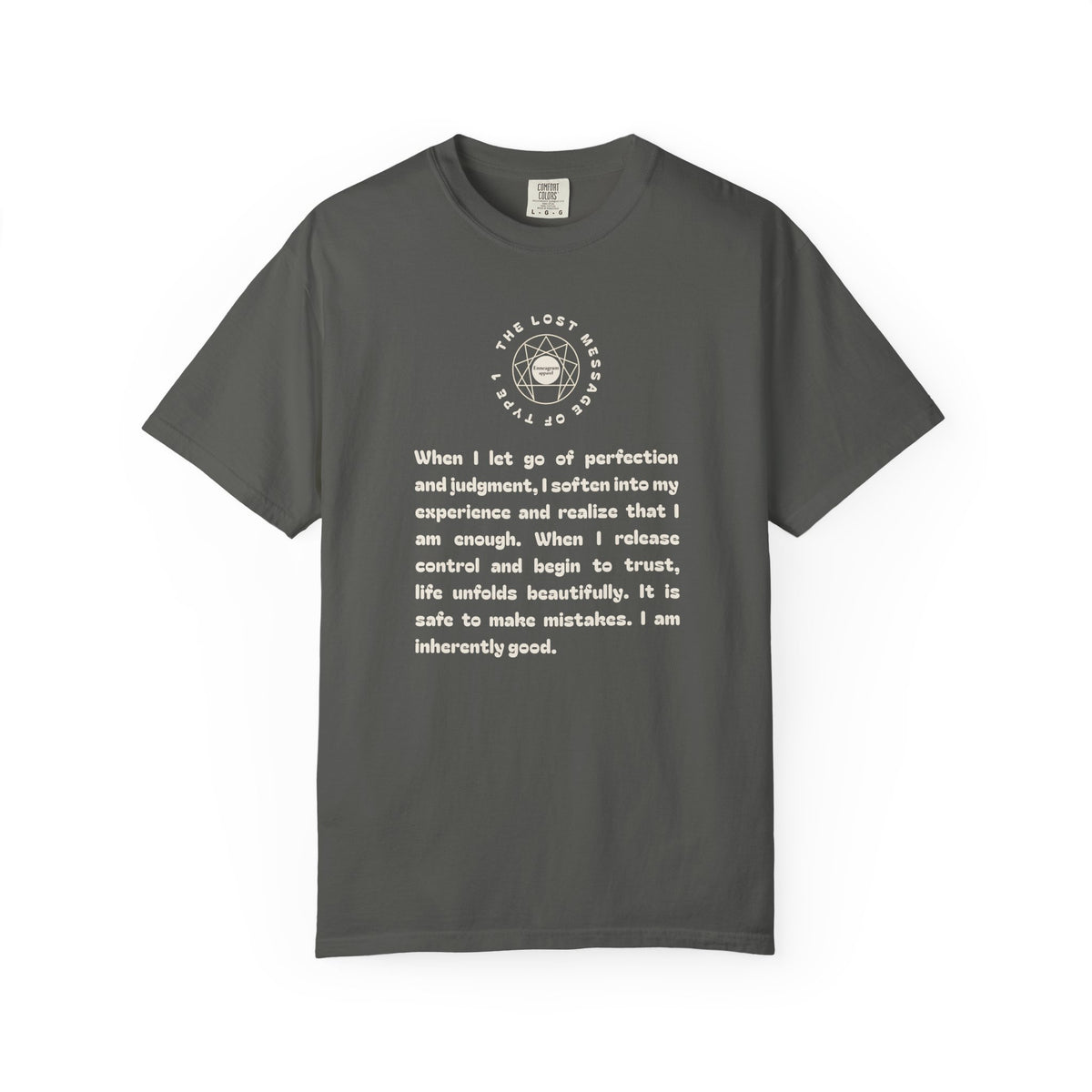 Enneagram Type 1 Daily Affirmation T-Shirt | The Lost Message